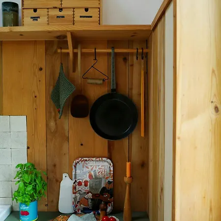 Creatively Converted Wooden Shed In The Forest Сasa de vacaciones